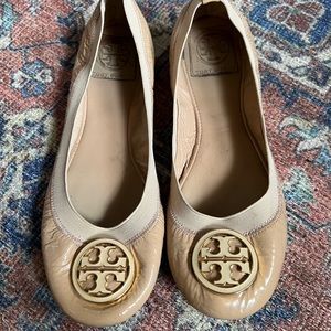 Tory Burch Nude Flats